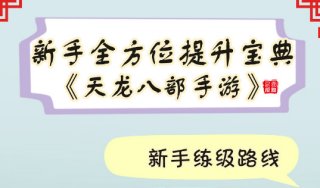 一图流：天龙手游新手全方位提升宝典