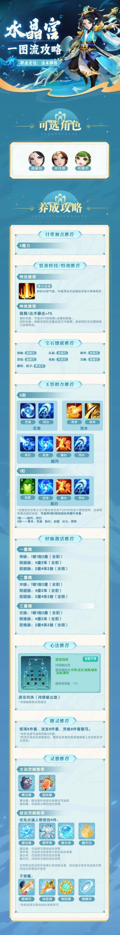 《逍遥情缘》门派攻略 | 水晶宫攻略一图速览